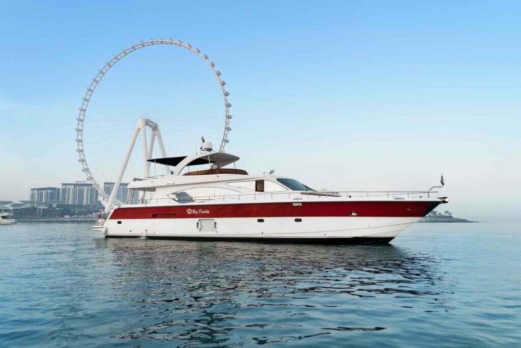 big daddy 90 feet yacht in dubai